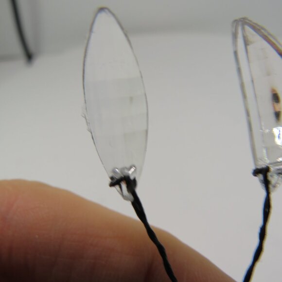 "Ice" Wire (7) Floral Accents clear prismed (add "light" to your arrangement) #2 - Picture 7 of 9